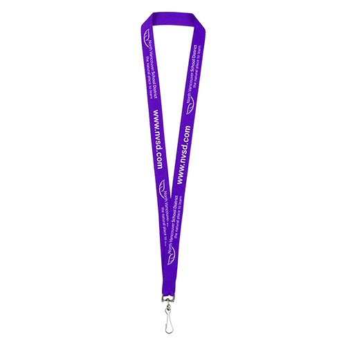 "ANBURN" 3/4" Overseas Silkscreen Lanyard - Overseas Production