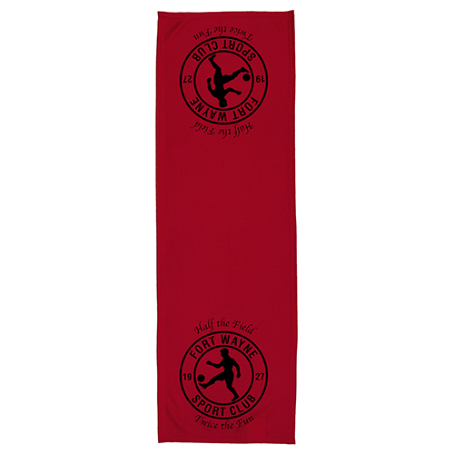 "THE DENALI RAINIER XTRA" LARGE PLUSH Cooling Towel - 12” x 36” - Domestic Production