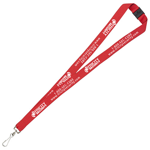 "PALMER" 3/4" Silkscreen Lanyard with FREE Breakaway Safety Release 