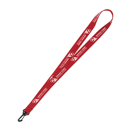 "AURORA" 3/4" Super Soft Polyester Silkscreen Lanyard (Overseas Production 8-10 Weeks)