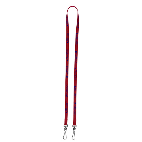 "CULVER" 3/8" Width Dual Attachment Silkscreen Polyester Lanyard