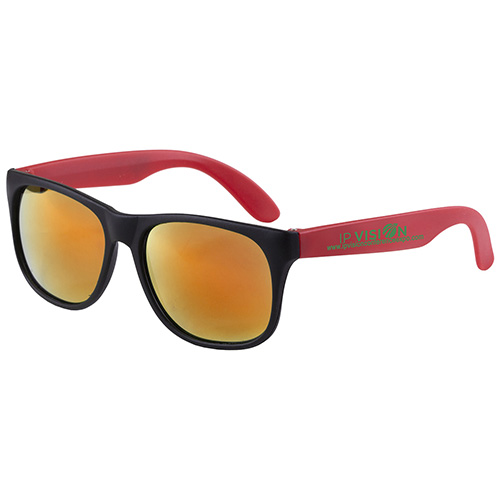 "NEWPORT TINR" Colored Mirror Tint Lens Sunglasses with Mattte Frame