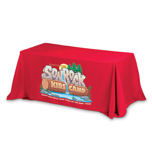 "PREAKNESS SIX" Fits 6 ft Table 3-Sided Economy Table Covers & Table Throws (PhotoImage Full Color)