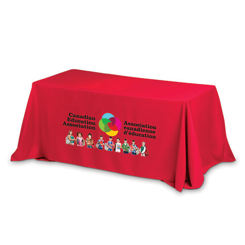 "PREAKNESS EIGHT" 3-Sided Economy 8 ft Table Cloth & Covers (PhotoImage Full Color) / Fits 8 ft Table