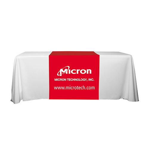 "ROGER SIX" 60 L Table Runners (Spot Color Print) / Accommodates 3 ft Table and Larger