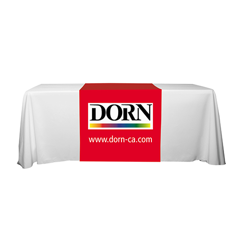 "ROGER SIX" 60 L Table Runners (PhotoImage Full Color) / Accommodates 3 ft Table and Larger