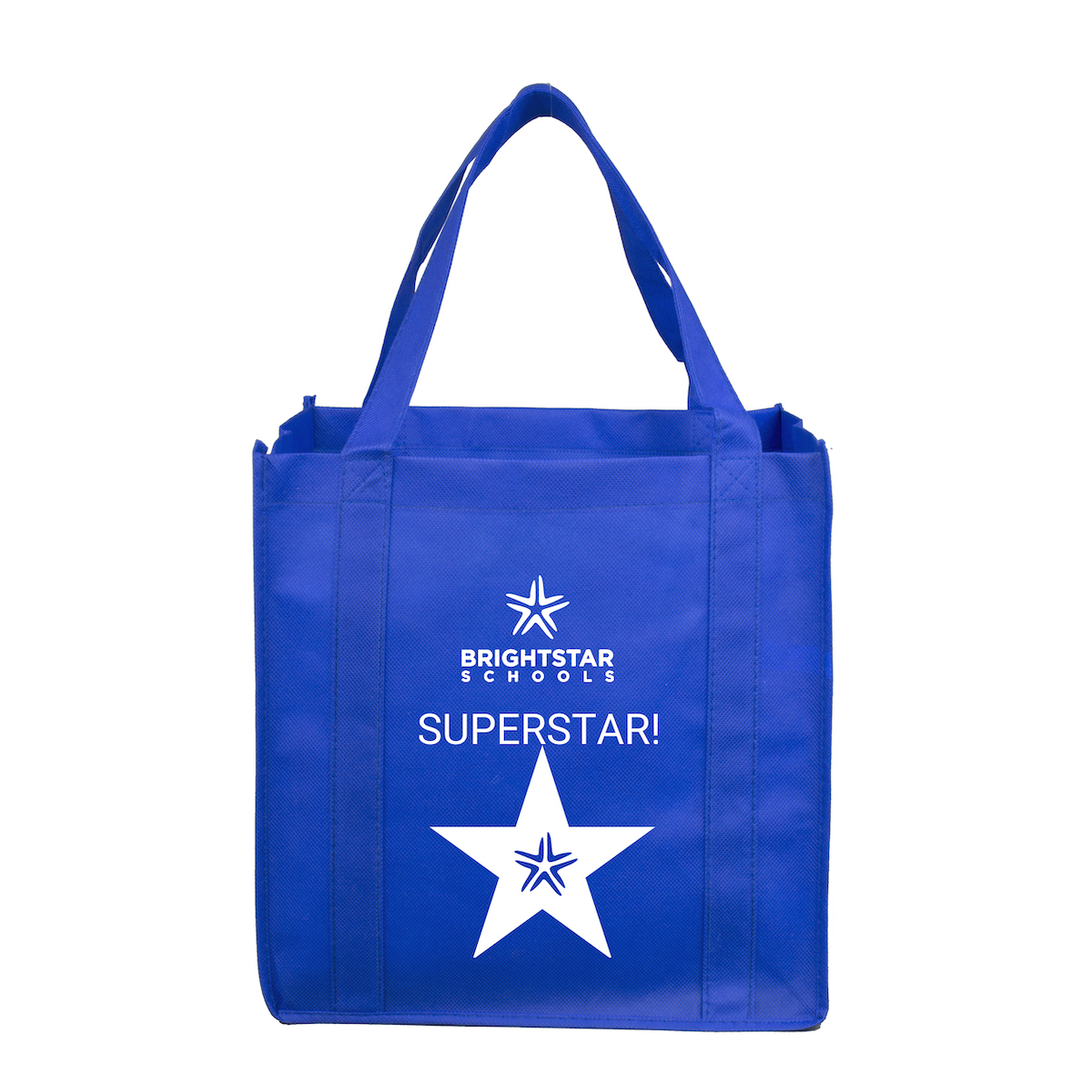 12-1/2" W x 13" H - "MEGA" Grocery Shopping Tote Bag