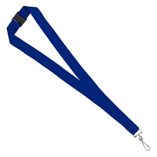 "MCGILL" 1” Blank Lanyard with Breakaway Safety Release Attachment - Swivel Clip