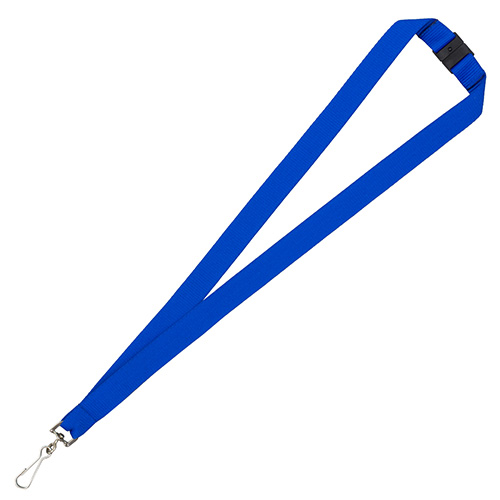 "MCGILL" 3/4” Blank Lanyard with Breakaway Safety Release Attachment - Swivel Clip