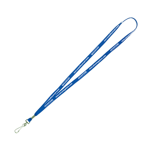 "AURORA" 3/8" Super Soft Polyester Silkscreen Lanyard (Overseas Production 8-10 Weeks)