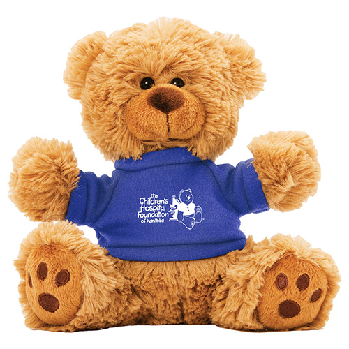 “Ted T. Bear” 6” Plush Teddy Bear With Choice of T-Shirt Colour