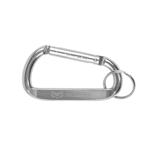 "CARA L" Large Size Carabiner Keyholder with Split Ring Attachment