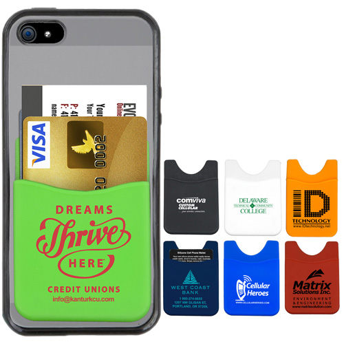 "BANKER" Soft Silicone Cell Phone Wallet