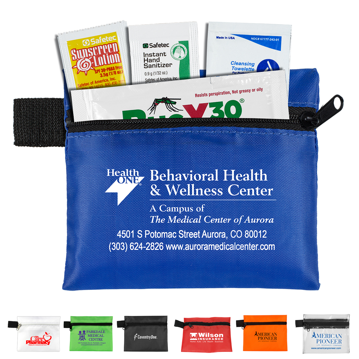 "STAY SAFE KIT 4" Piece Insect Repellent Kit in Zipper Pouch