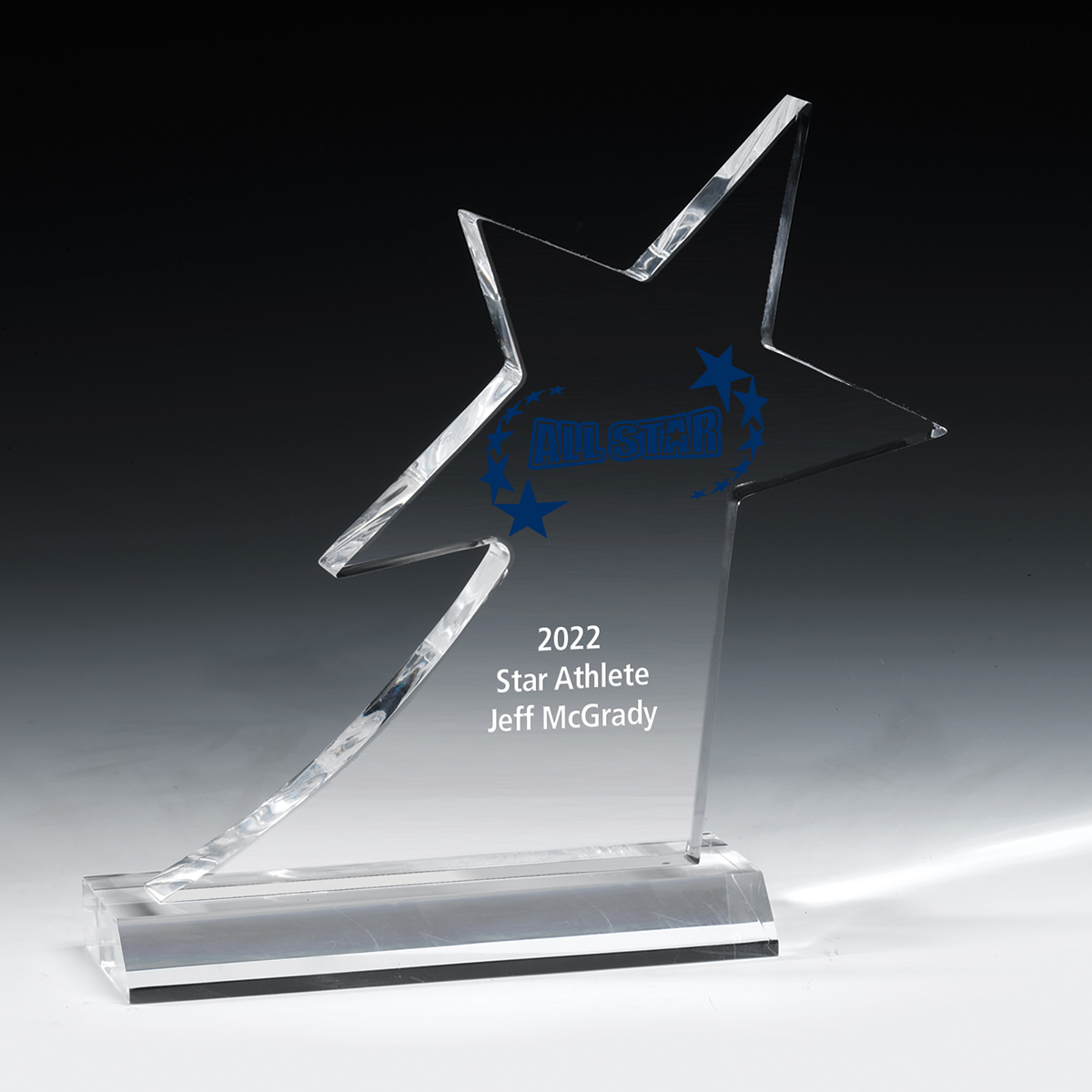 7584S (Screen Print), 7584L (Laser), 7584P (4Color Process) - Shooting Star Award