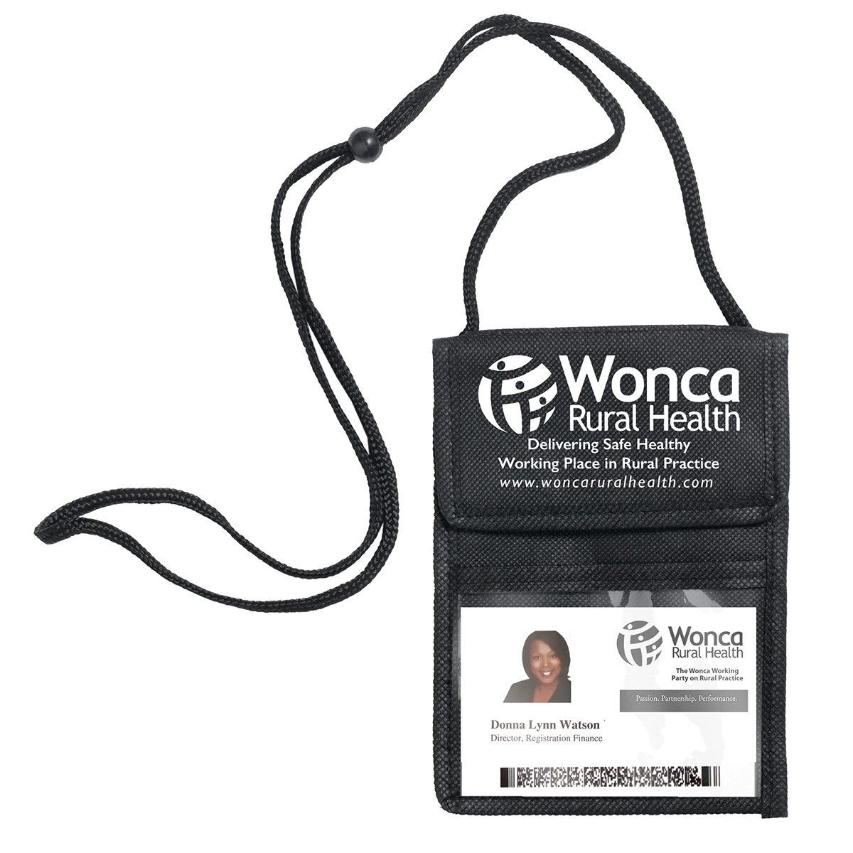 Networker Non-Woven Trade Show Badge Holder & Neck Wallet