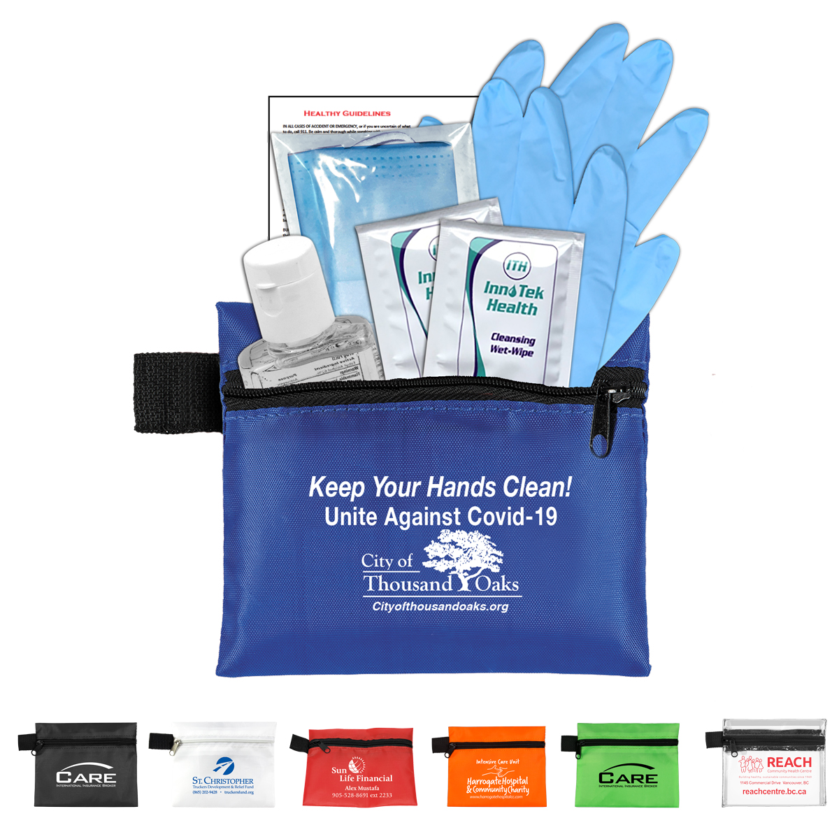 "TETHYS" 6 Piece "Take Everywhere" Safety Kit