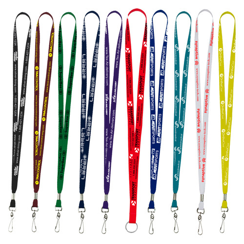 "BAKER" 1/2" Import Air Ship Super Soft Polyester Silkscreen Lanyard