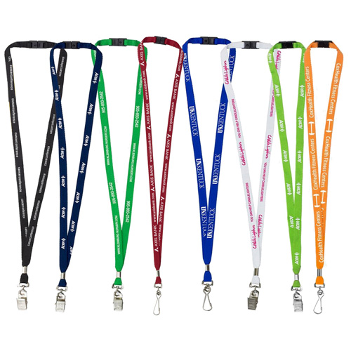 "PALMER" 3/8” Silkscreen Lanyard with FREE Breakaway Safety Release