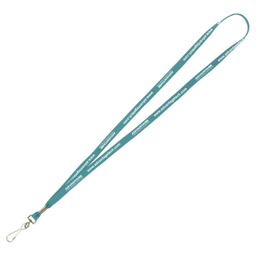 "AURORA" 3/8" Super Soft Polyester Silkscreen Lanyard (Overseas Production 8-10 Weeks)