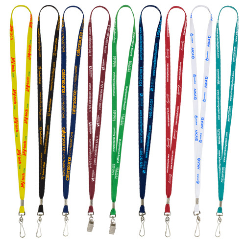 "LASALLE" 3/8" Import Air Ship Super Soft Polyester Silkscreen Lanyard