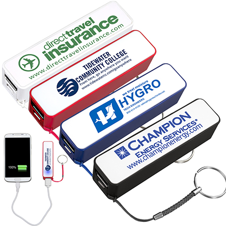 "IN CHARGE" PB200 UL Listed 2200 mAh Portable Lithium Ion Power Bank Charger