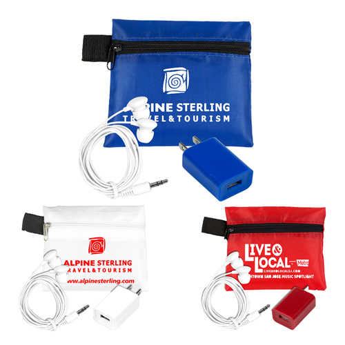 "VERONA" Tech Travel Accessory Kit