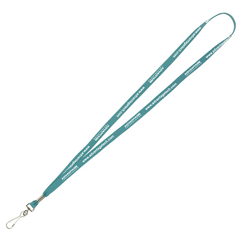 "AURORA" 3/4" Super Soft Polyester Silkscreen Lanyard (Overseas Production 8-10 Weeks)