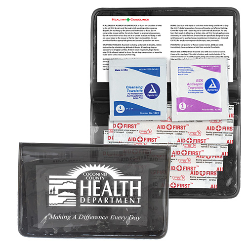 "HEAL-ON-THE-GO" 7 Piece Economy Healthy Living Pack in Colorful Vinyl Kit