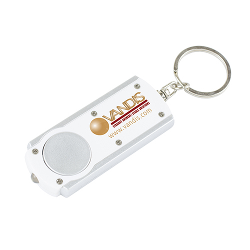 "Voyager FC" PhotoImage ® Full Colour Imprint Slim Keyholder Keylight with Bright White LED Light