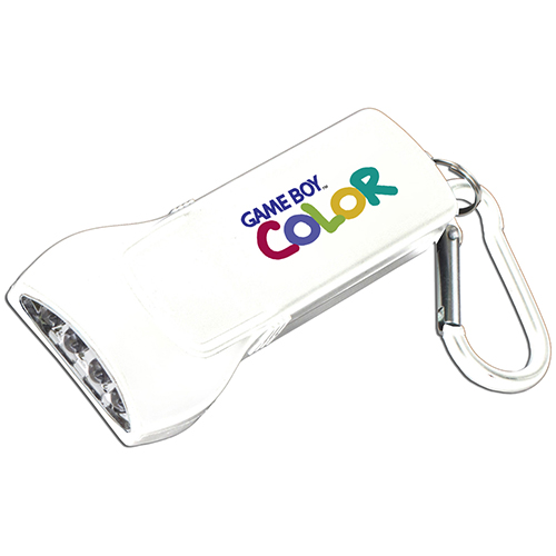 "BEAMER" 4 LED Keyholder Keylite with Carabiner Clip (Photoimage Full Color)