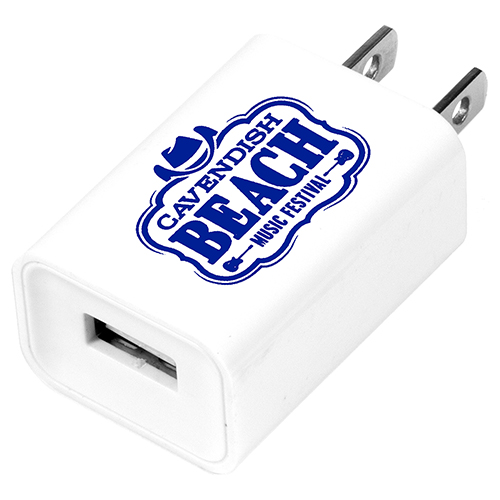 "HAMBURG" UL Listed USB Wall Charger & AC Adaptor - Spot Color (UL File E490050)