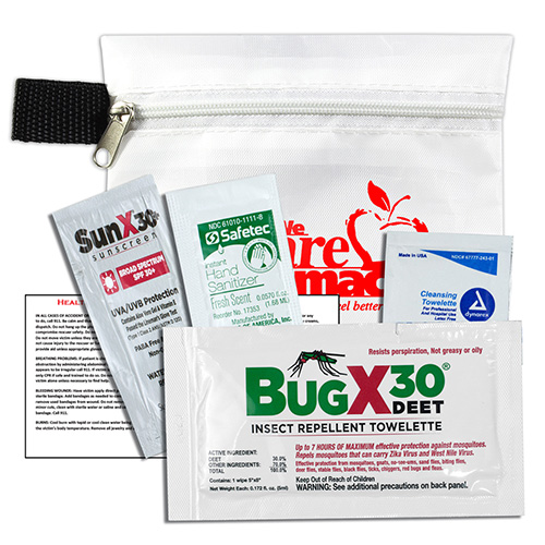 "STAY SAFE KIT 4" Piece Insect Repellent Kit in Zipper Pack