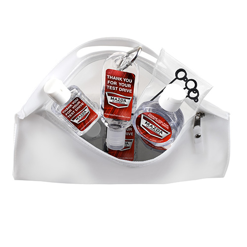 "LYRA" Multi-Use 9 Piece Sanitizer Kit in Zipper Pack