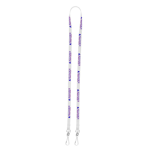 "CULVER" 3/8" Width Dual Attachment Silkscreen Polyester Lanyard