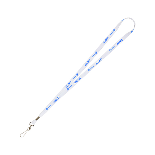 "AURORA" 3/8" Super Soft Polyester Silkscreen Lanyard (Overseas Production 8-10 Weeks)