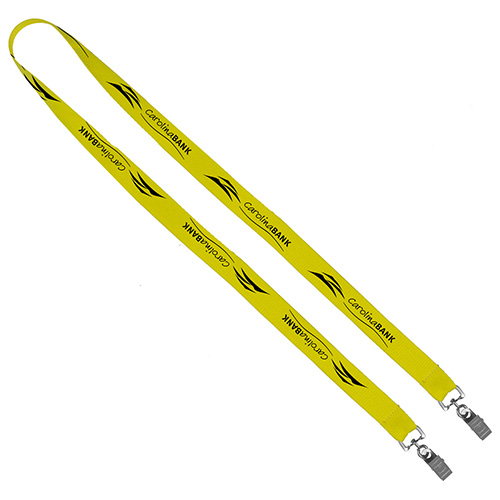 "CULVER" 3/4" Width Dual Attachment Silkscreen Polyester Lanyard