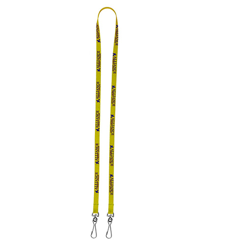 "CULVER" 3/8" Width Dual Attachment Silkscreen Polyester Lanyard