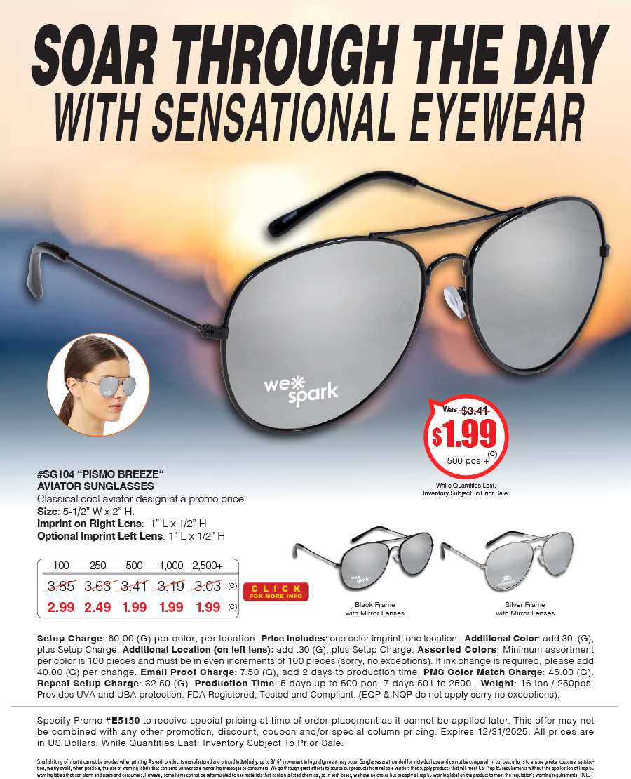 SG104 Soar through the Day with Sensational Eyewear