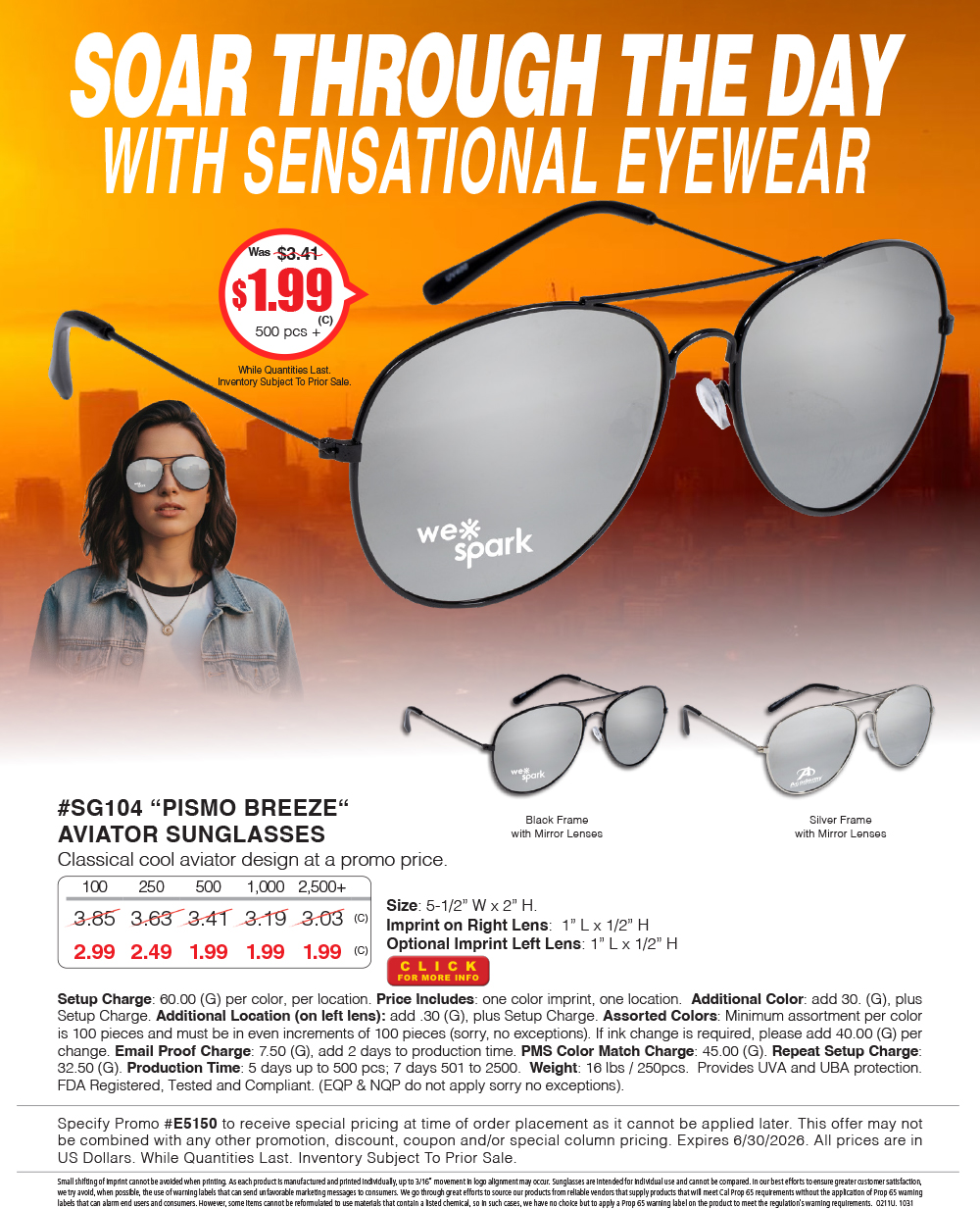 SG104 Soar through the Day with Sensational Eyewear