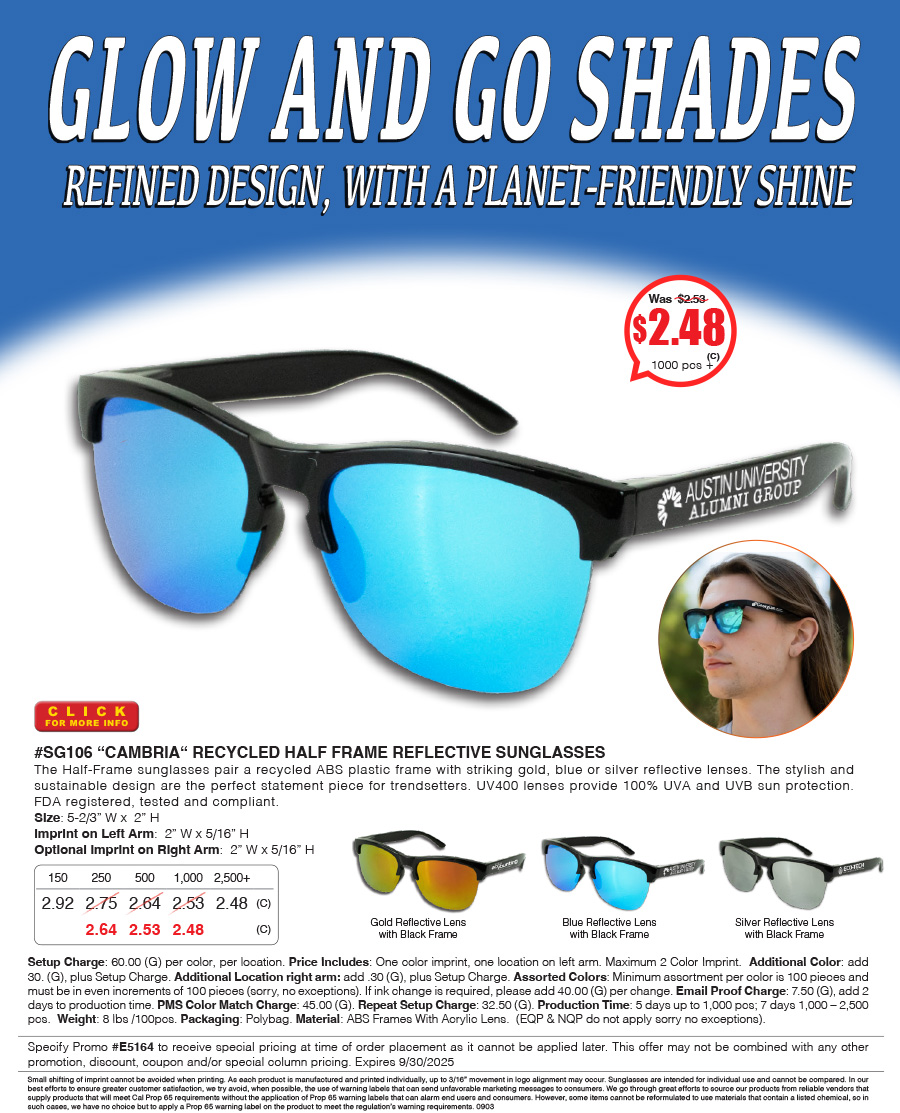 SG106 Cambria Reflective Sunglasses