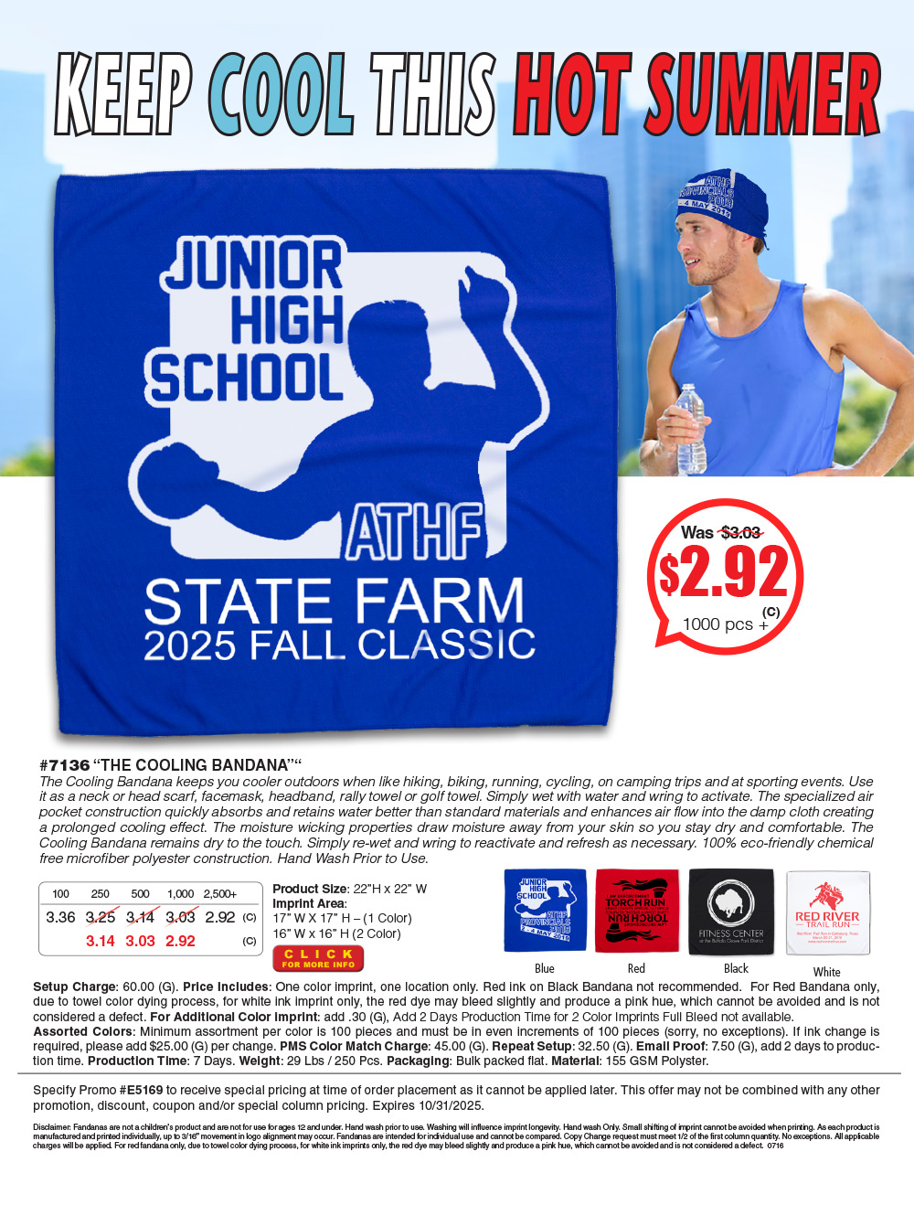 #7136 Cooling Bandana