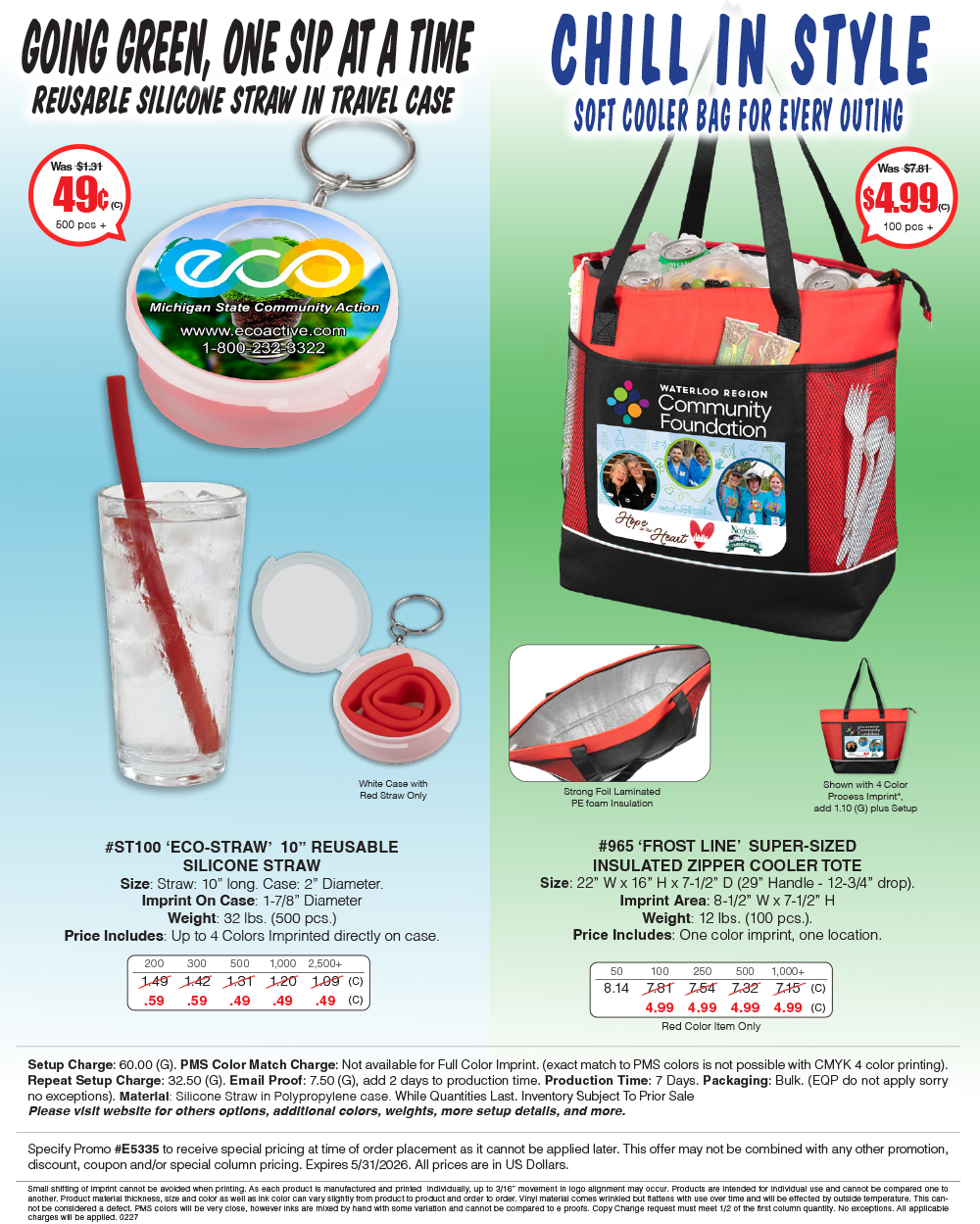 965 ST100 Red Item Closeout