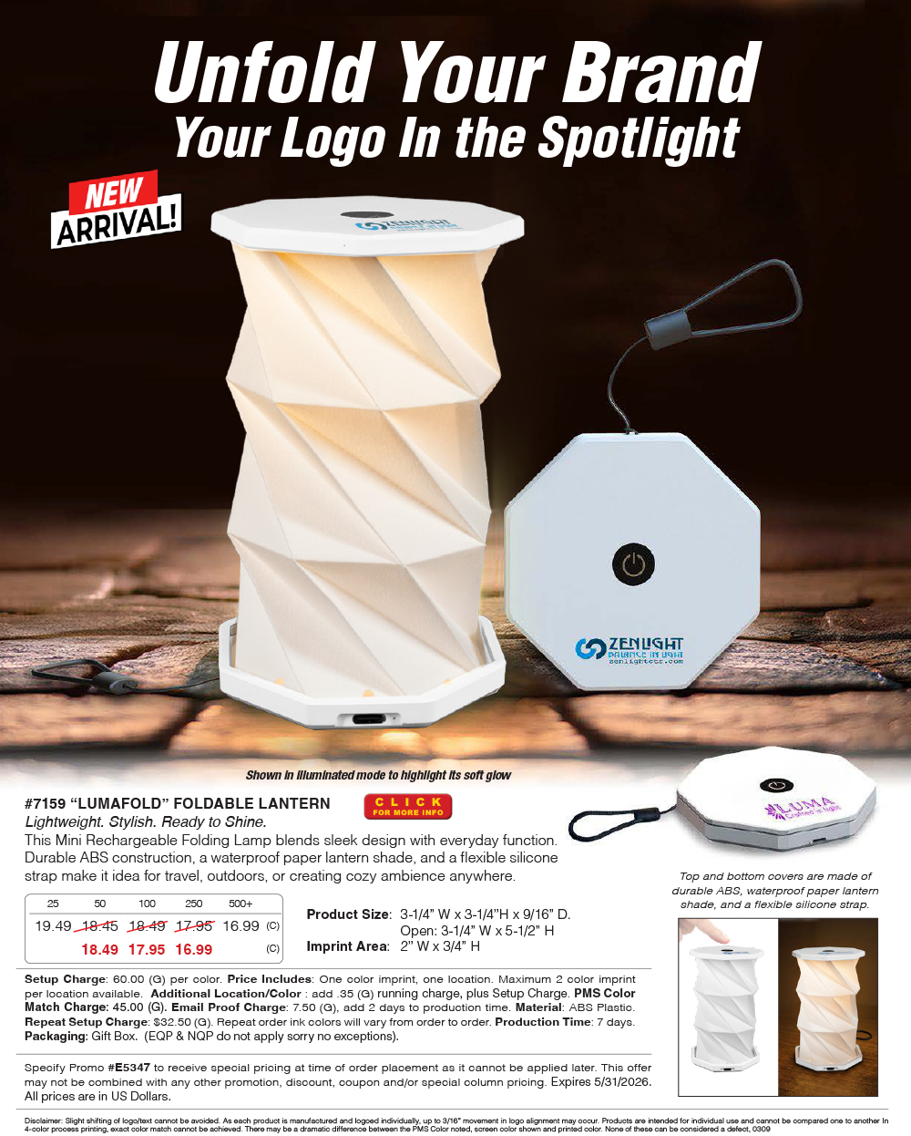 7159 - LumaFold - Foldable Lantern