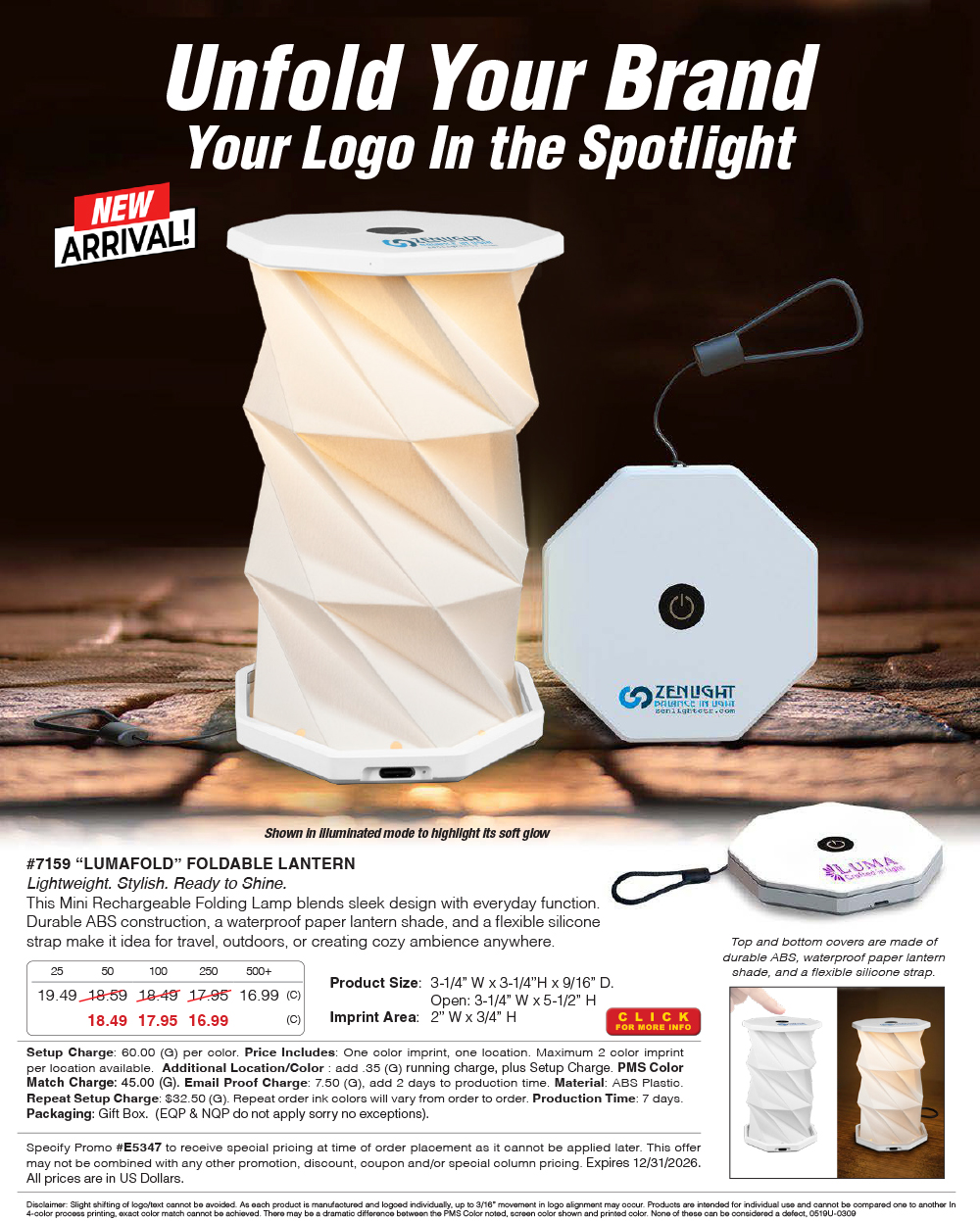 7159 - LumaFold - Foldable Lantern