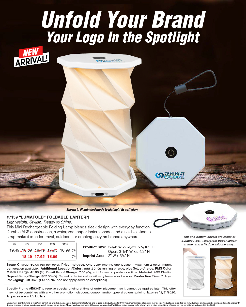7159 - LumaFold - Foldable Lantern