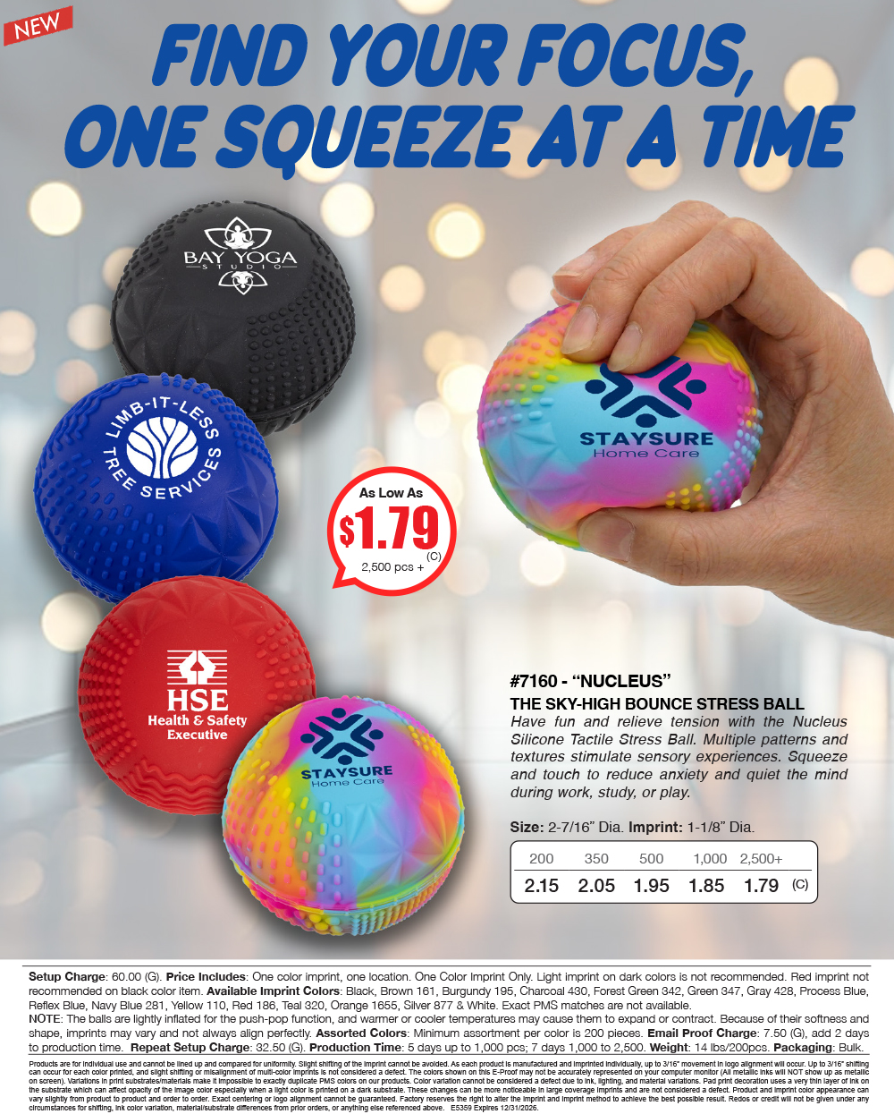 7160 - Nucleus - The Sky-High Bounce Stress Ball