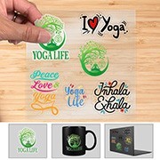 Clear Kiss-Cut Removable Stickers