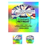 Holographic Kiss-Cut Removable Stickers