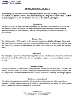 Environmental Policy